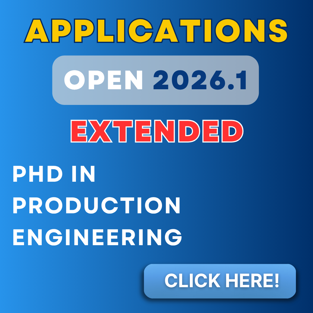 Inscrições Abertas 2026.1 – Doutorado em Engenharia de Produção