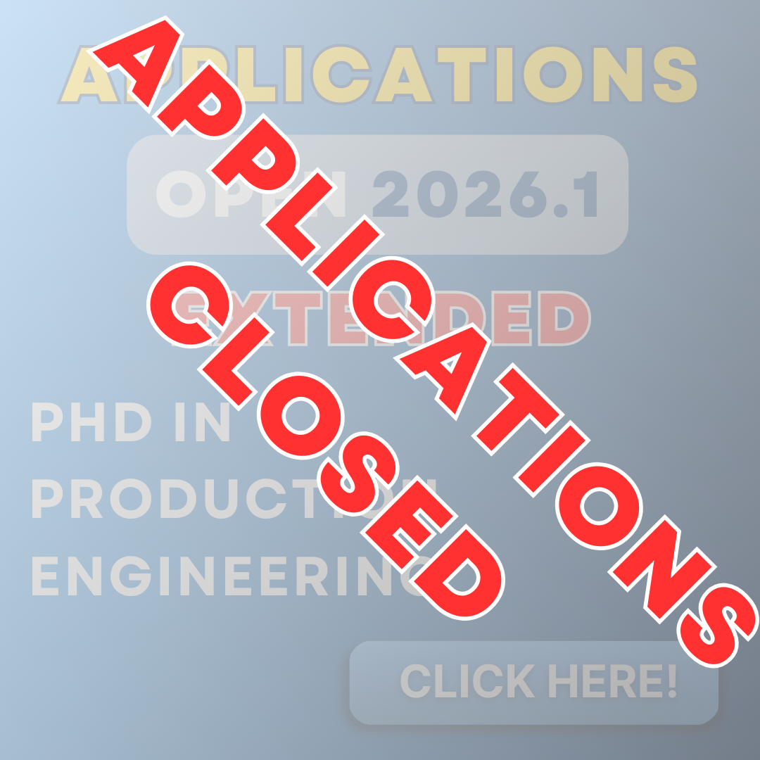 Inscrições Abertas 2026.1 – Doutorado em Engenharia de Produção