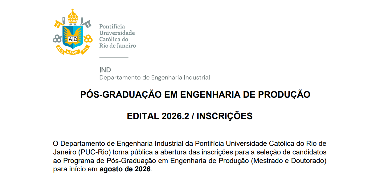 PUC-Rio PPGEP
